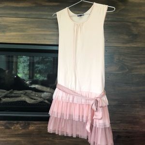 Gap girls peach tulle dress